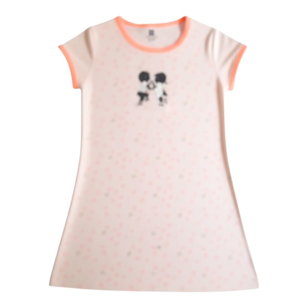 Vestido Manga Corta Algodón Diseños Marca Otra 4 A Estado Casi tiki