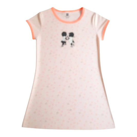 Vestido Manga Corta Algodón Diseños Marca Otra 4 A Estado Casi tiki