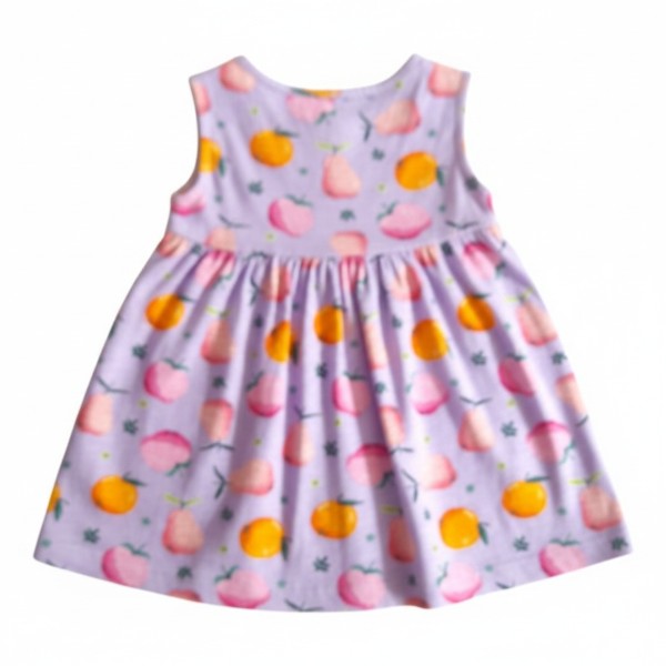 Vestido Manga Corta Algodón Diseños Marca All basics 6 M Estado Casi tiki