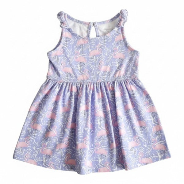 Vestido Manga Corta Tela Diseños Marca Urb 6 M Estado Casi tiki