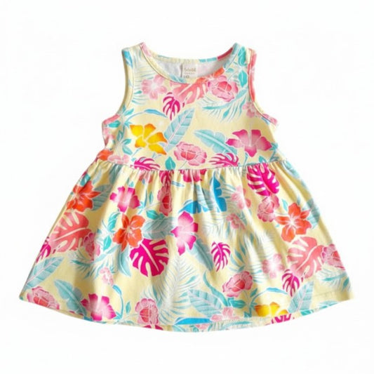 Vestido Manga Corta Algodón Diseños Marca Yamp! 6 M Estado Casi tiki
