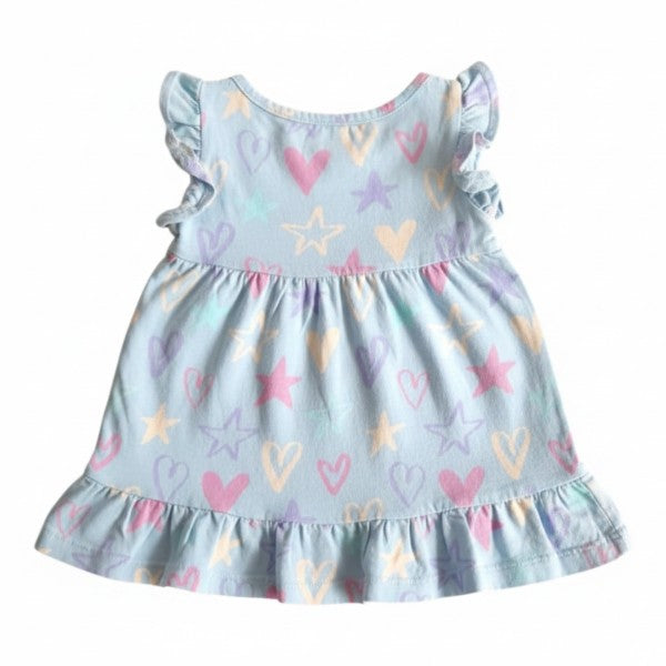 Vestido Manga Corta Algodón Diseños Marca All basics 6 M Estado Casi tiki