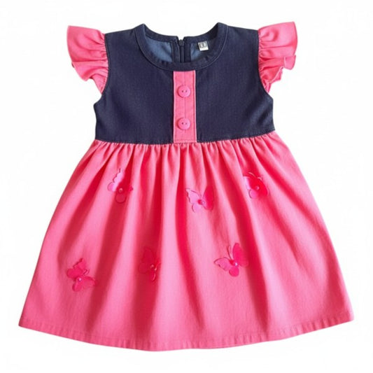 Vestido Manga Corta Tela Multicolor Marca Otra 0-3 M Estado Tiki taka