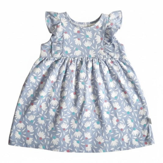 Vestido Manga Corta Tela Diseños Marca Tribu 6 M Estado Casi tiki