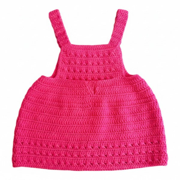 Vestido Manga Corta Tejido Fucsia Marca Otra 0-3 M Estado Tiki taka
