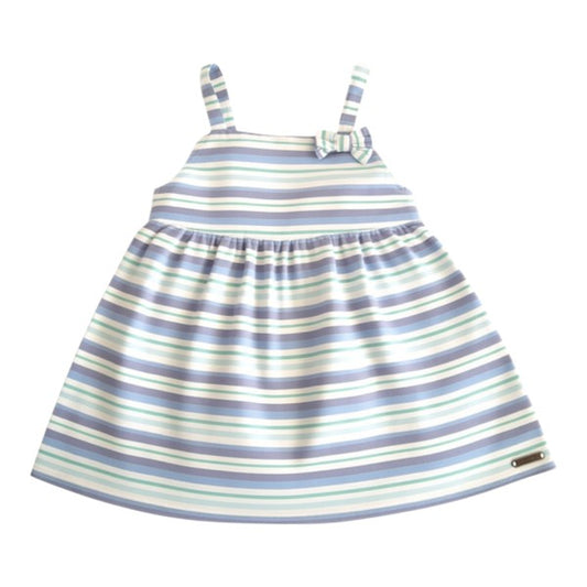 Vestido Manga Corta Tela Multicolor Marca Cherokee 12 M Estado Casi tiki
