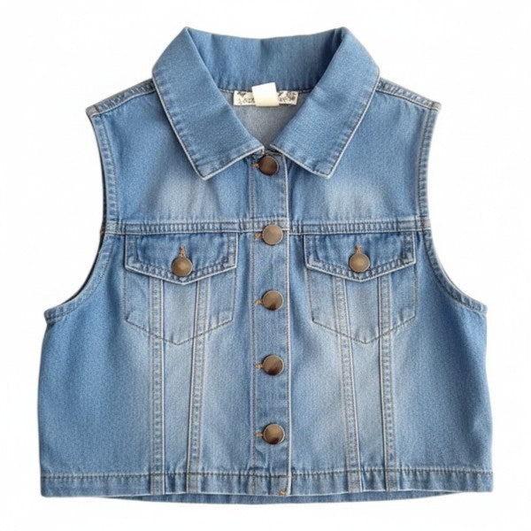 chaqueta manga corta Mezclilla Azul Marca Otra 8 A Estado Tiki taka