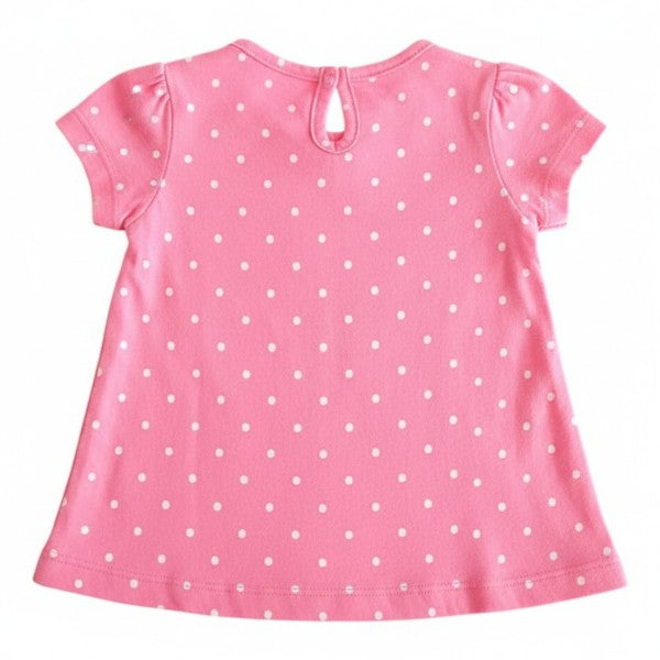Polera manga corta Algodón Diseños Marca Baby harvest 6-9 M Estado Casi tiki