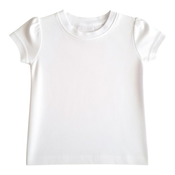 Polera manga corta Algodón Blanco Marca Boulevard 6 M Estado Tiki taka