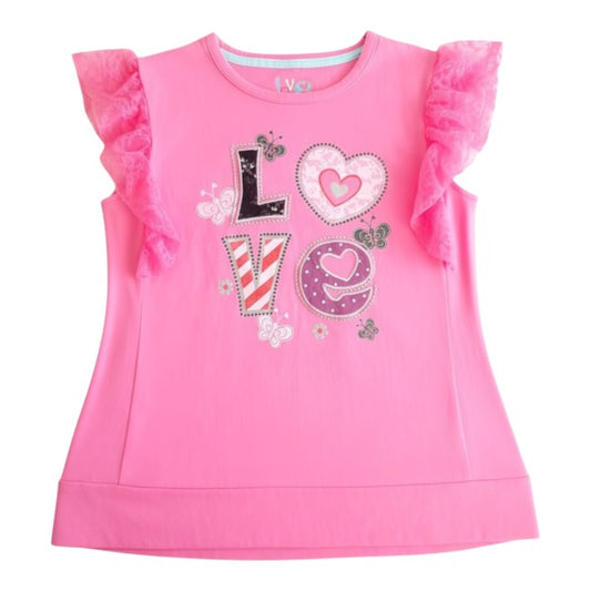 Polera manga corta Algodón Rosa Marca Otra 7 A Estado Casi tiki