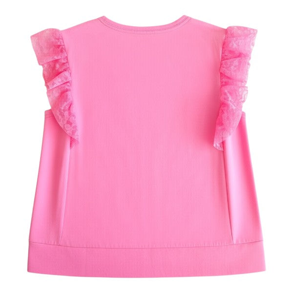 Polera manga corta Algodón Rosa Marca Otra 7 A Estado Casi tiki