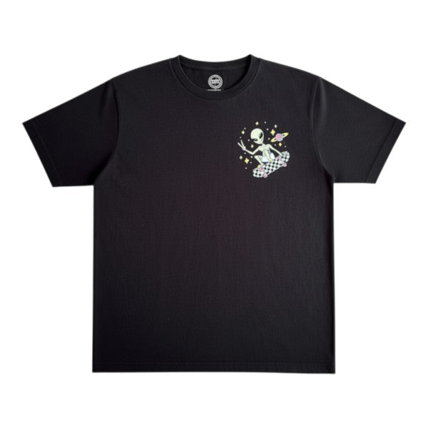 Polera manga corta Algodón Negro Marca Otra 6 A Estado Casi tiki