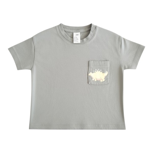 Polera manga corta Algodón Verde Marca Hym 9 M Estado Casi tiki
