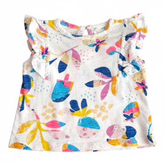 Polera manga corta Algodón Diseños Marca Otra 3-6 M Estado Casi tiki