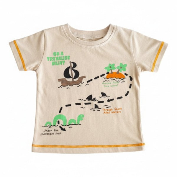 Polera manga corta Algodón Diseños Marca Otra 0-3 M Estado Casi tiki