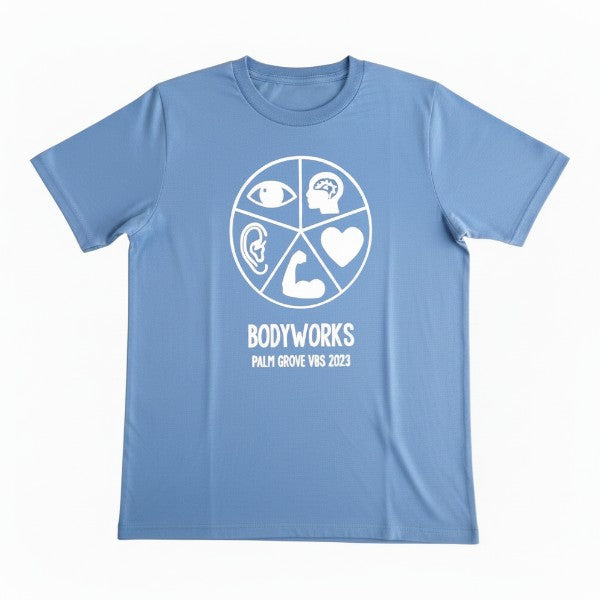 Polera manga corta Algodón Azul Marca Otra 8 A Estado Casi tiki