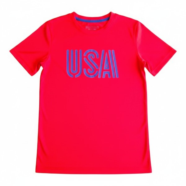 Polera manga corta Poliéster Rojo Marca Otra 8 A Estado Casi tiki