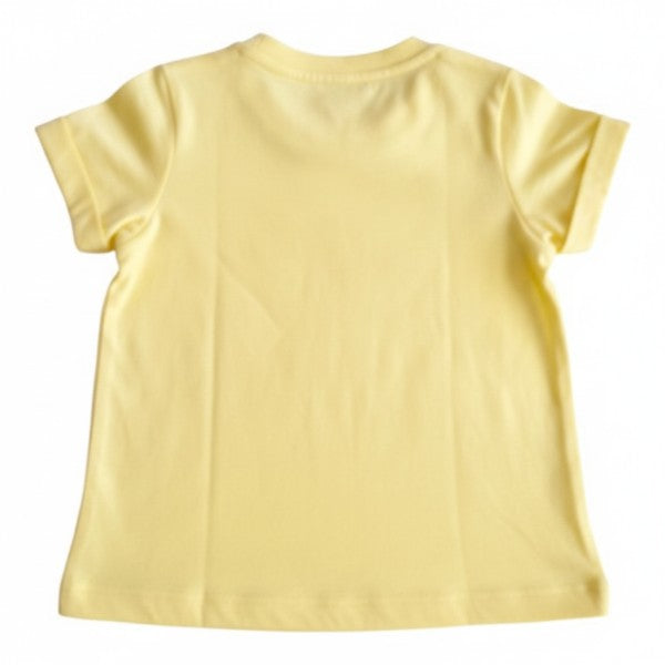 Polera manga corta Algodón Amarillo Marca Urb 9 M Estado Tiki taka