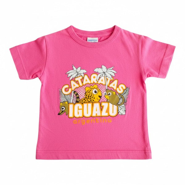 Polera manga corta Algodón Rosa Marca Otra 6 M Estado Casi tiki