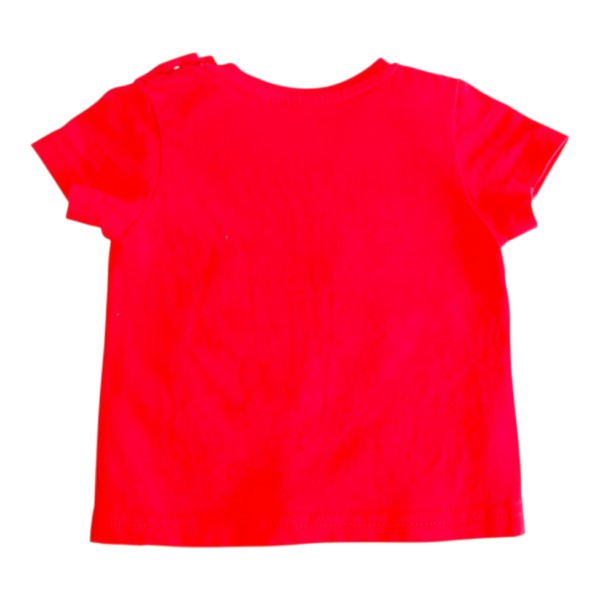 Polera manga corta Algodón Rojo Marca Boulevard 9 M Estado Tiki taka