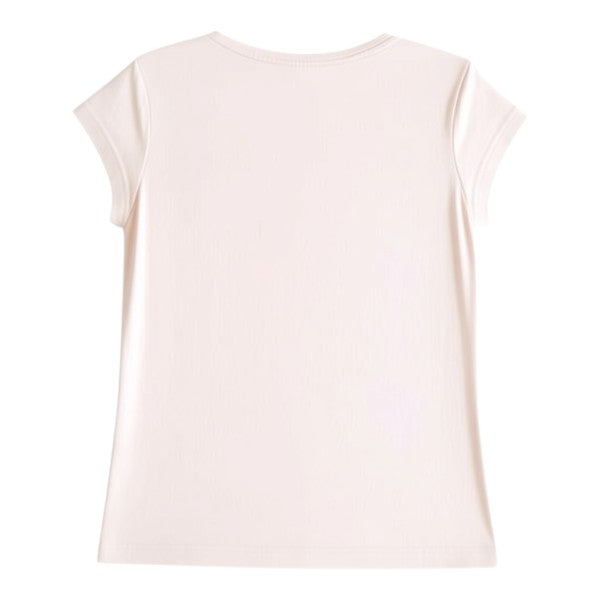 Polera manga corta Algodón Rosa Marca Gap 5 A Estado Casi tiki