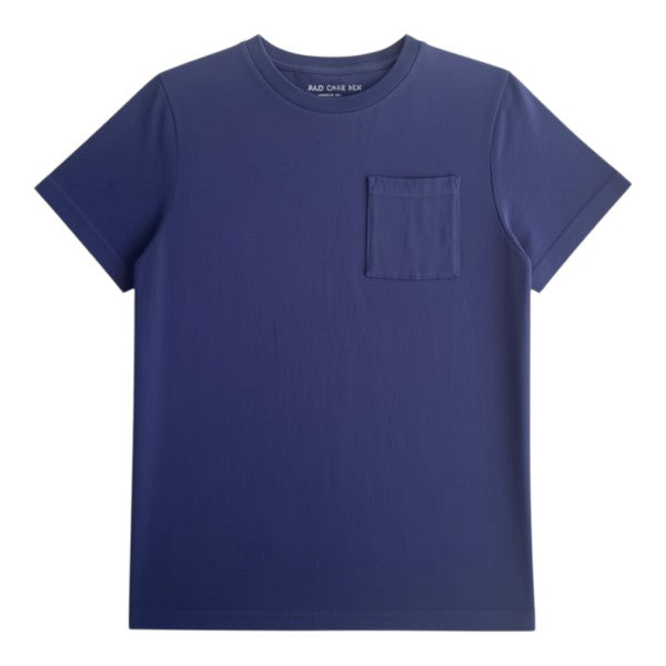 Polera manga corta Algodón Azul Marca Otra 5 A Estado Casi tiki