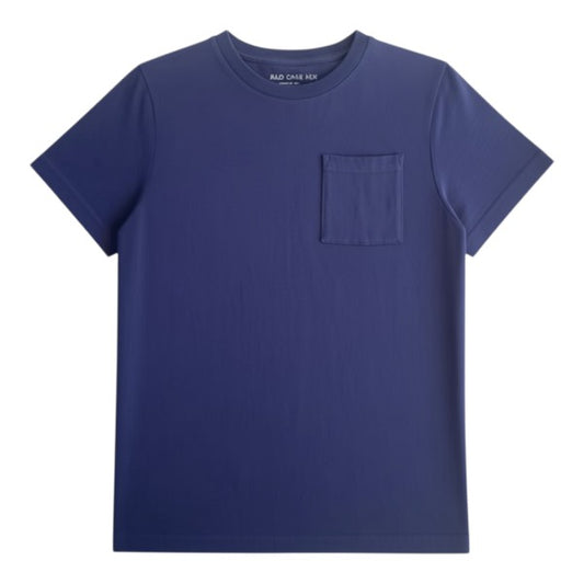 Polera manga corta Algodón Azul Marca Otra 5 A Estado Casi tiki