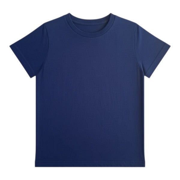Polera manga corta Algodón Azul Marca Otra 5 A Estado Casi tiki