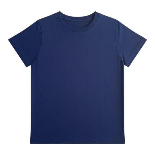 Polera manga corta Algodón Azul Marca Otra 5 A Estado Casi tiki