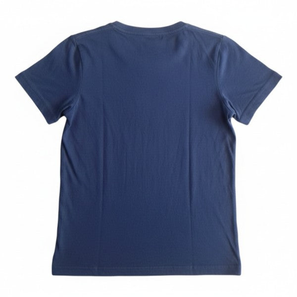 Polera manga corta Algodón Azul Marca Otra 5 A Estado Casi tiki