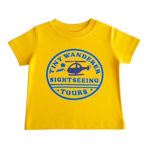 Polera manga corta Algodón Amarillo Marca Carter's 6 M Estado Casi tiki