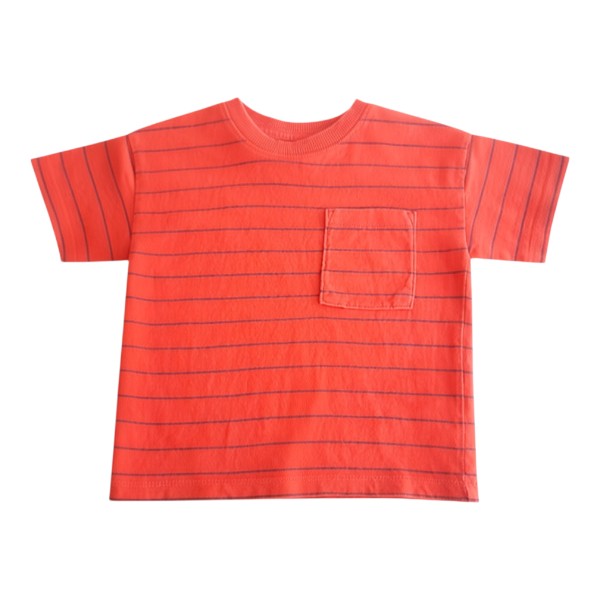Polera manga corta Algodón Terracota Marca Zara 6-9 M Estado Casi tiki