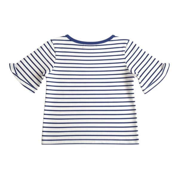 Polera manga corta Algodón Rayas Marca Carter's 2 A Estado Casi tiki