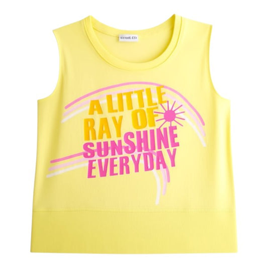Polera manga corta Algodón Amarillo Marca Otra 8 A Estado Casi tiki