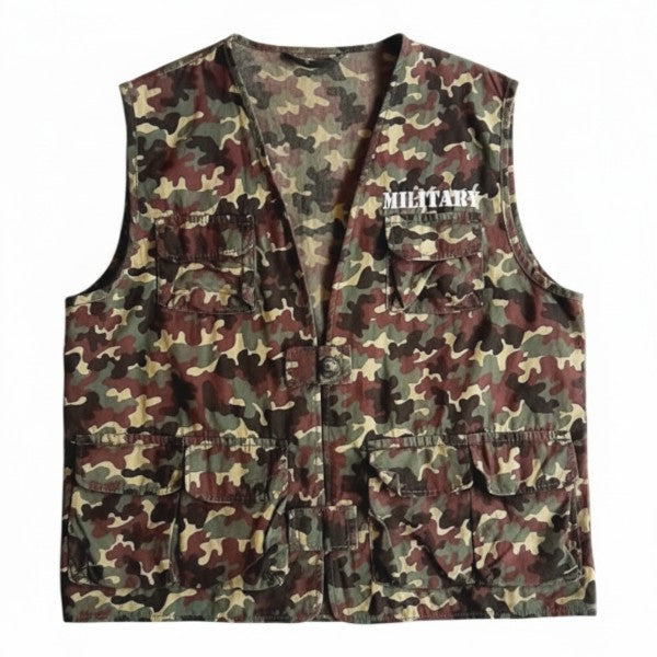 chaqueta manga corta Tela militar Marca Otra 6 A Estado Casi tiki