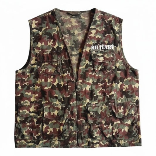 chaqueta manga corta Tela militar Marca Otra 6 A Estado Casi tiki