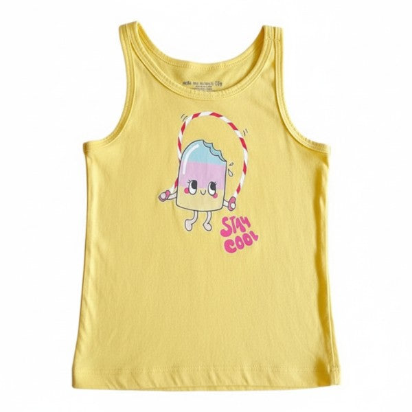 Polera manga corta Algodón Amarillo Marca Otra 6 M Estado Casi tiki