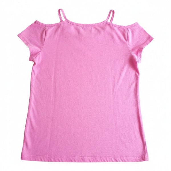 Polera manga corta Algodón Rosa Marca Otra 7 A Estado Casi tiki