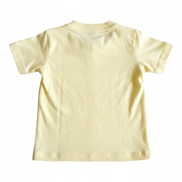 Polera manga corta Algodón Amarillo Marca Otra 6 M Estado Casi tiki