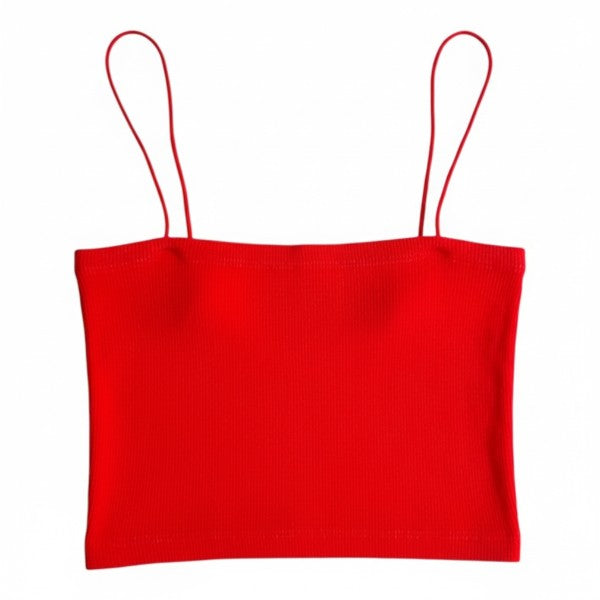 Blusa Manga Corta lycra Rojo Marca Zara 5 A Estado Casi tiki