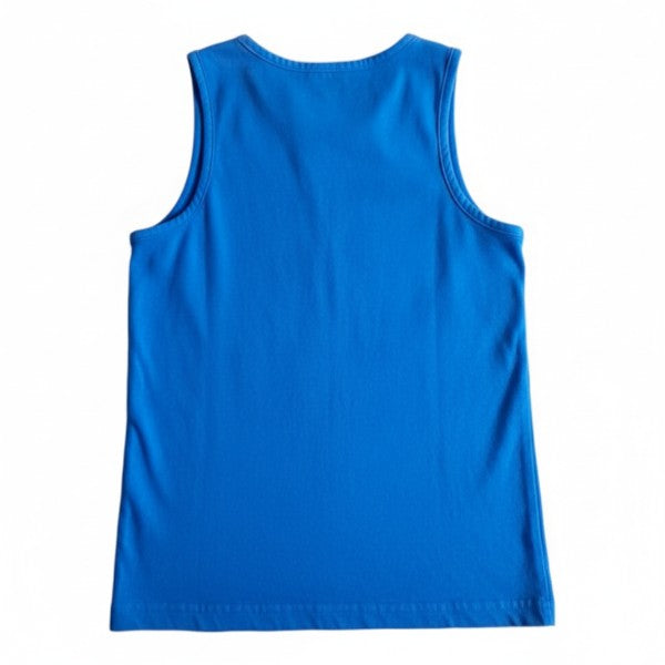 Polera manga corta Algodón Azul Marca Carter's 5 A Estado Casi tiki