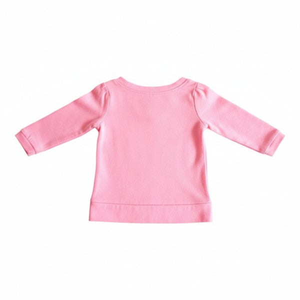 Polera manga corta Algodón Rosa Marca Carter's RN Estado Casi tiki