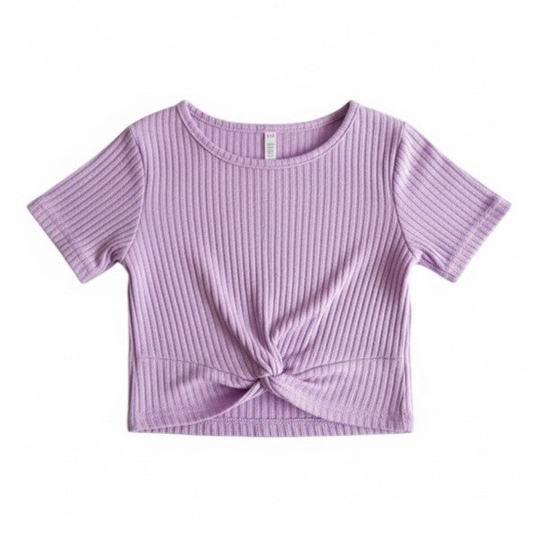 Polera manga corta Cotelé Lila Marca Otra 5 A Estado Casi tiki