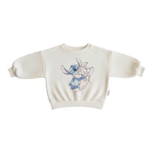Polerón Micropolar Blanco Marca Disney 3-6 M Estado Casi tiki