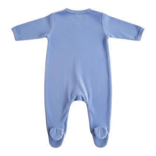 Osito Micropolar Azul Marca Baby harvest 3-6 M Estado Casi tiki