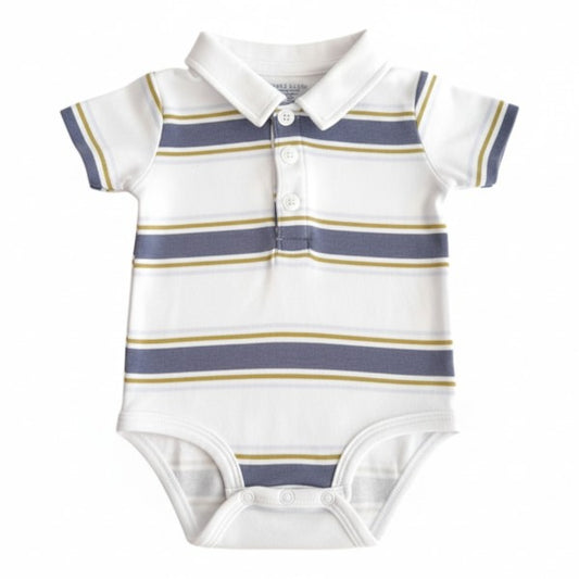 Body Manga Corta Algodón Multicolor Marca Yamp! 3-6 M Estado Casi tiki