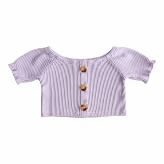 Bolero Cotelé Morado Marca Otra 3-6 M Estado Casi tiki