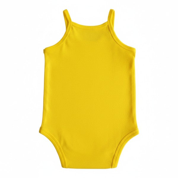 Body Manga Corta Algodón Amarillo Marca Carter's 0-3 M Estado Tiki taka