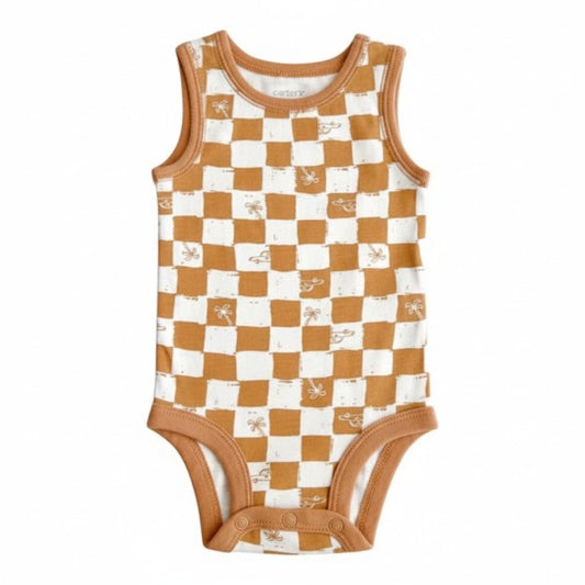 Body Manga Corta Algodón Diseños Marca Carter's 0-3 M Estado Tiki taka