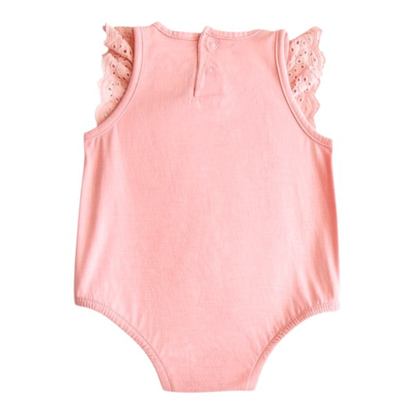 Body Manga Corta Algodón Rosa Marca Urb 3-6 M Estado Casi tiki